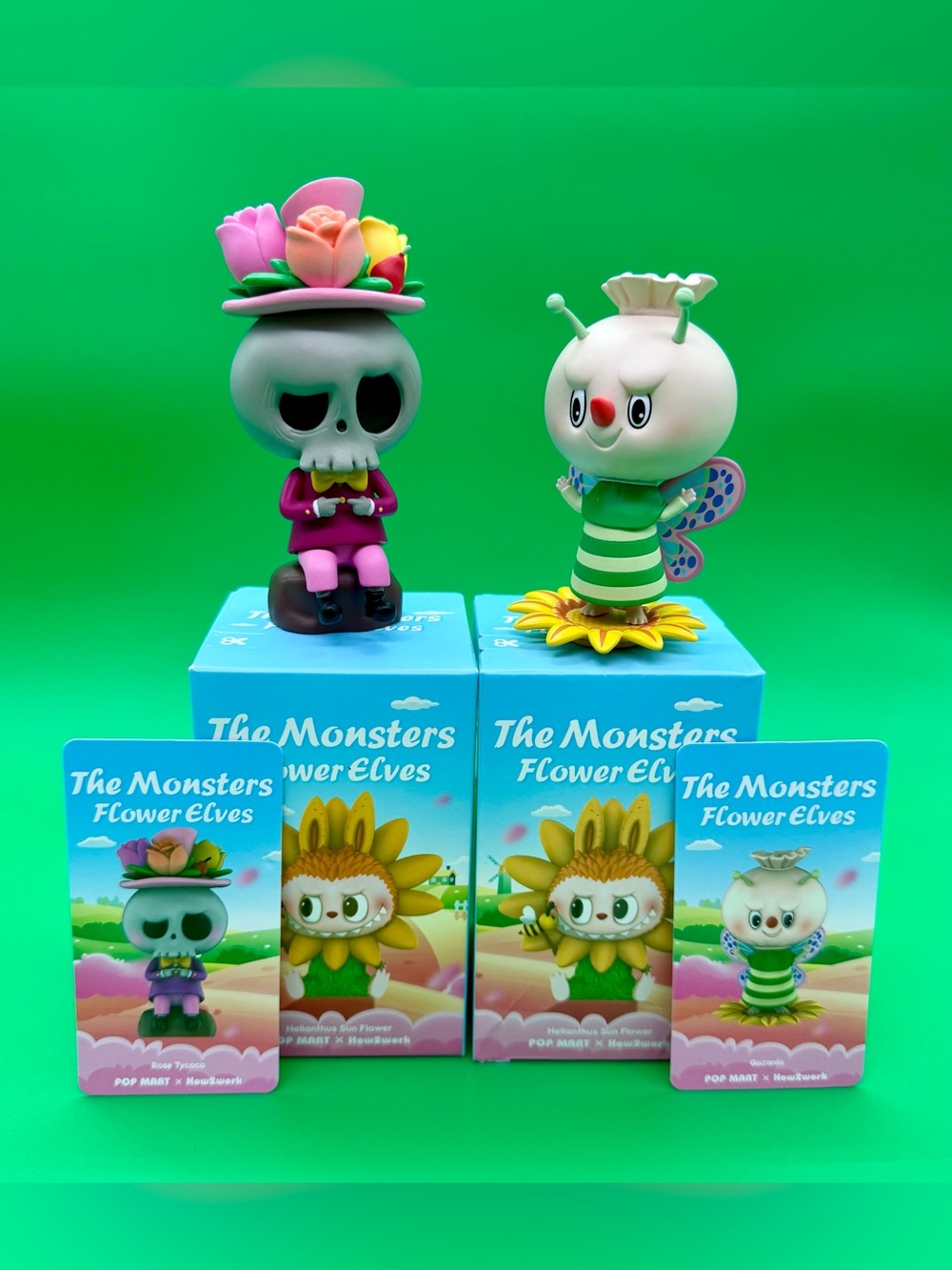 Flower Elves Collectible Figure - Green & Pink Characters